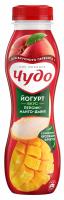 БЗМЖ ЙОГУРТ ЧУДО ПИТЬЕВОЙ ДЫНЯ/МАНГО/ПЕРСИК 1,9% 260ГР