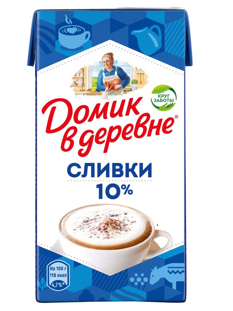 БЗМЖ СЛИВКИ ДОМИК В ДЕРЕВНЕ 10% 480ГР