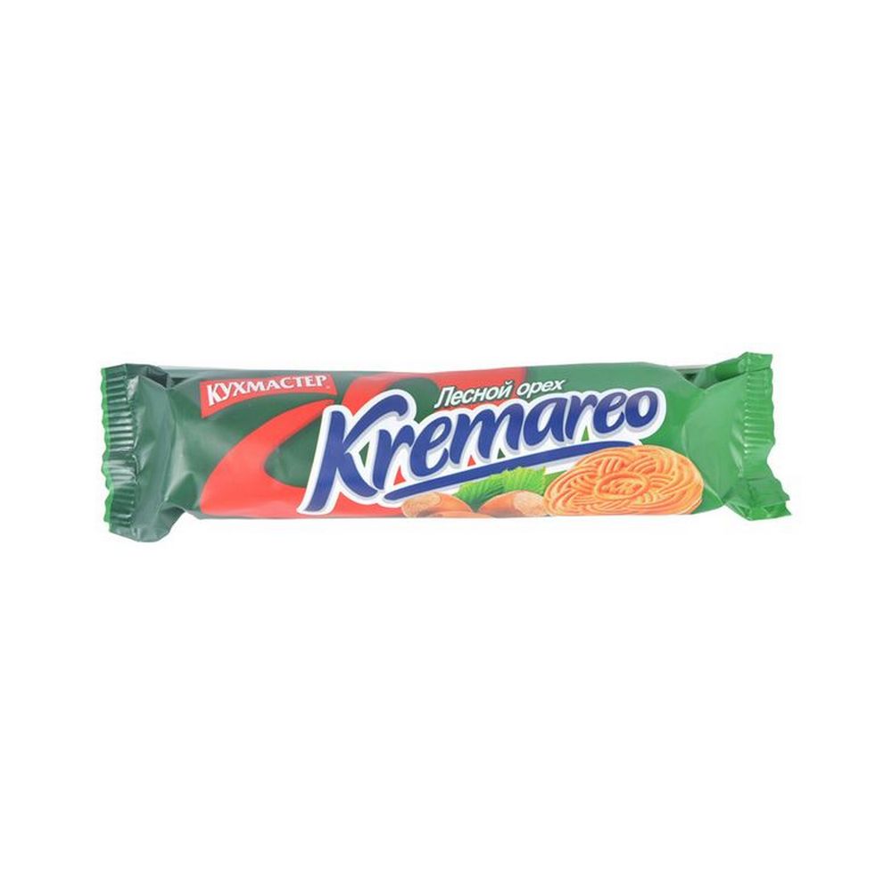 ПЕЧЕНЬЕ КУХМАСТЕР КРЕМАРЕО С ЛЕСНЫМ ОРЕХОМ 100ГР