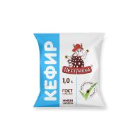 БЗМЖ КЕФИР ПЕСТРАВКА 1% 450ГР Ф/П