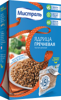 ГРЕЧКА ЯДРИЦА МИСТРАЛЬ (ПАКЕТЫ) 400ГР