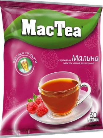 НАПИТОК MACTEA РАСТВ С АРОМАТОМ МАЛИНЫ 16ГХ20ШТ ОПТ
