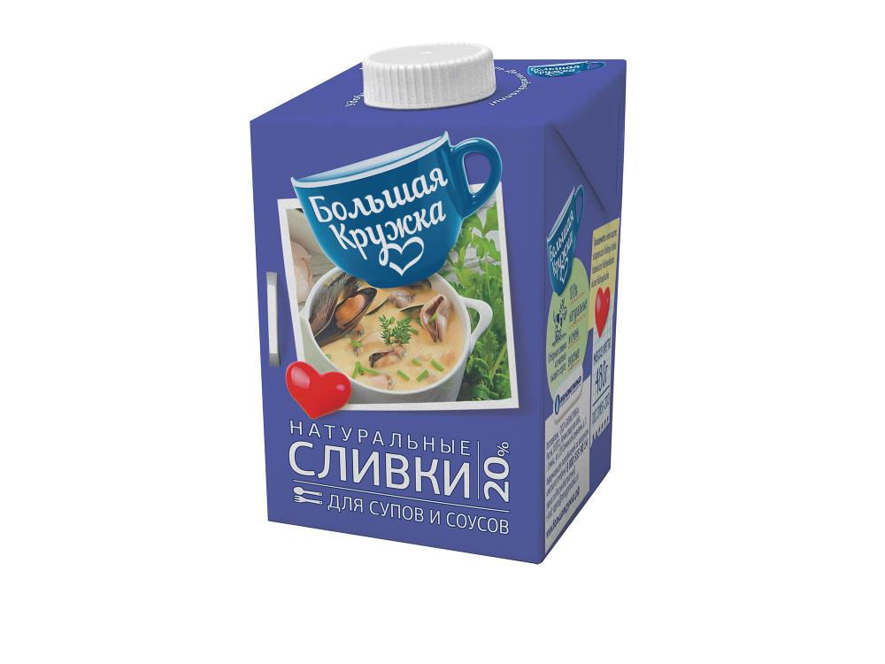 БЗМЖ СЛИВКИ БК 20% 500ГР