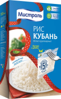 РИС КУБАНЬ МИСТРАЛЬ (ПАКЕТЫ) 400ГР