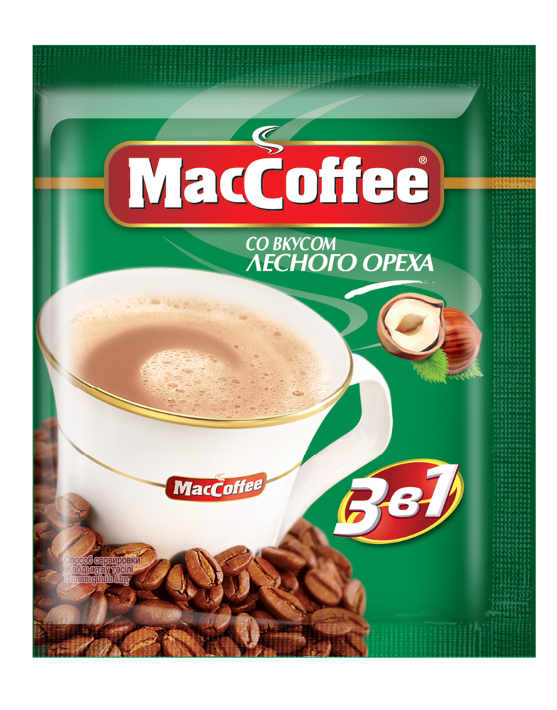 КОФЕ МАККОФЕ ЛЕСНОЙ ОРЕХ 3В1 18ГРХ25ШТ ОПТ