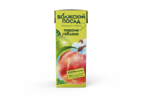 НЕКТАР ВОЛЖСКИЙ ПОСАД 0,2Л ЯБЛОКО/ПЕРСИК