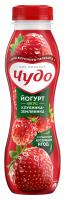 БЗМЖ ЙОГУРТ ЧУДО ПИТЬЕВОЙ КЛУБНИКА/ЗЕМЛЯНИКА 1,9% 260ГР