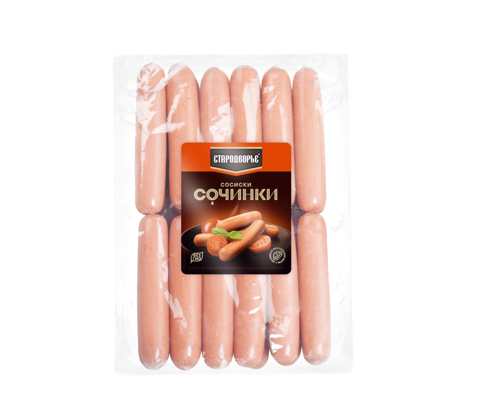 СОСИСКИ СОЧИНКИ СТАРОДВОРЬЕ /ВЕС