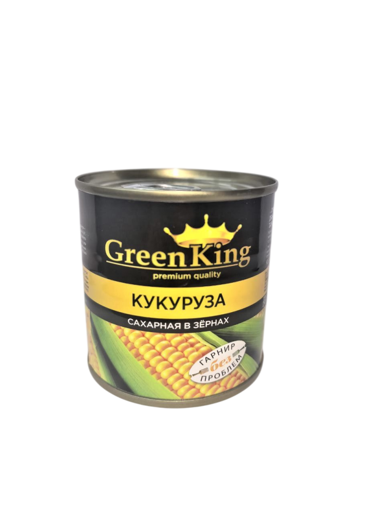 КУКУРУЗА ГРИН КИНГ САХАРНАЯ В ЗЕРНАХ 425ГР