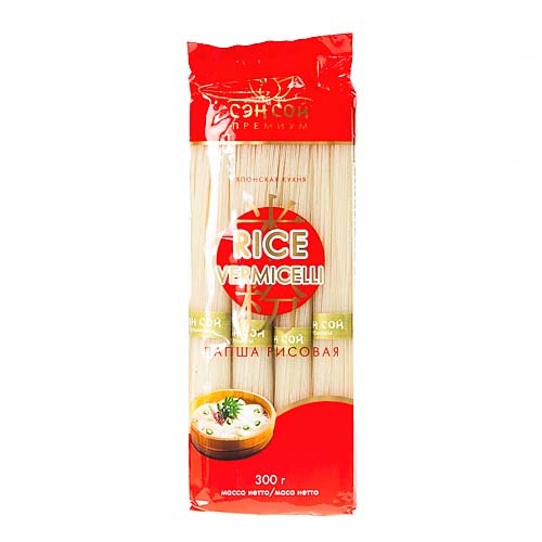 ЛАПША РИСОВАЯ RICE VERMICELLI СЭНСОЙ 300ГР